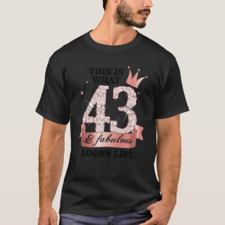 43 & Fabulous I Rose And White Party Group Candid T-Shirt