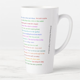 43 Funny Romanian Expressions Conversation Piece Latte Mug