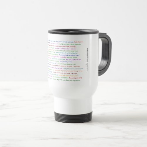 43 Funny Romanian Expressions Conversation Piece  Travel Mug