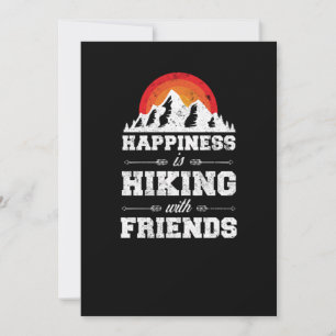 43.Hiking Happiness Is Hiking With Friends Retro V Save The Date