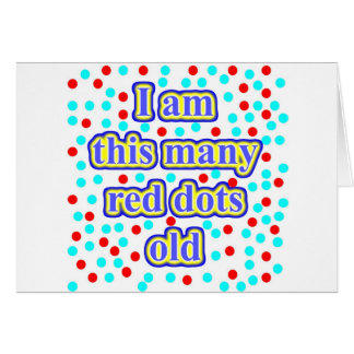 43 Red Dots Old Cards
