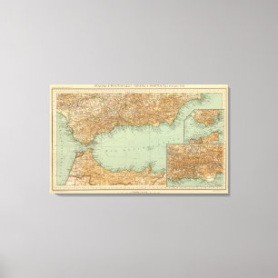 43 Spain, Portugal, South Canvas Print