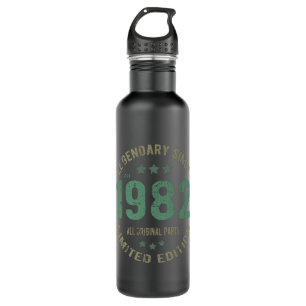 43 Year Old Bday 1982 Legend 43rd Birthday Gift Stainless Steel Water Bottle