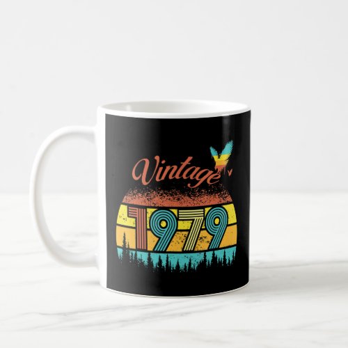 43 Years Men Women Vintage Retro 1979 43th Birthda Coffee Mug