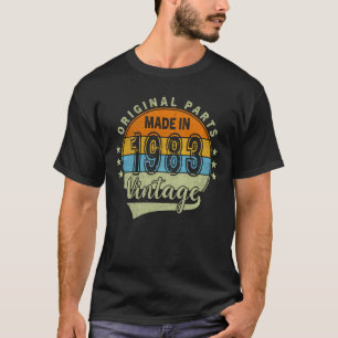 43 Years Old Vintage 1983 Birthday Gift Retro  T-Shirt