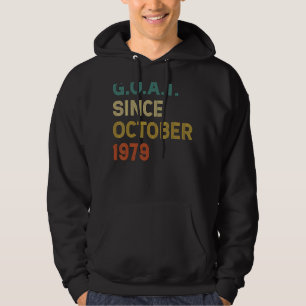 43rd Birthday 43 Years Old Goat Since October 1979 Hoodie