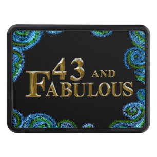 43rd  Birthday  Hitch Cover