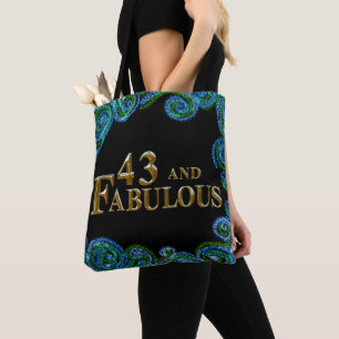 43rd Birthday Tote Bag