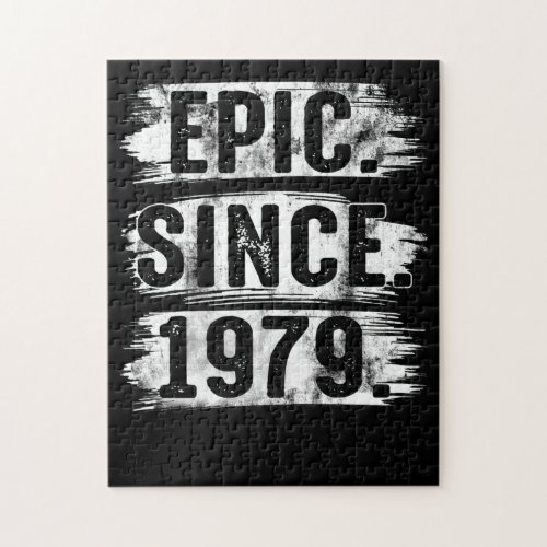 43rd Birthday Vintage Epic Since 1979 43 Years Old Jigsaw Puzzle