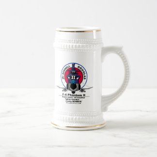 43rd FS Custom F-4 Beer Stein w/call sign