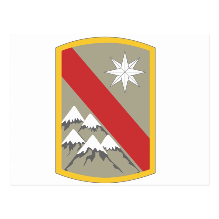 43rd Sustainment Brigade Insignia Post Cards