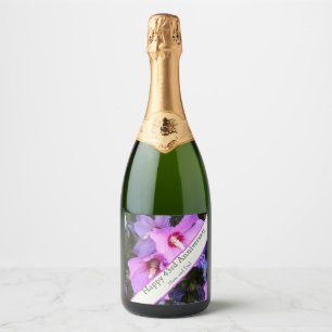 43rd Wedding Anniversary Sparkling Wine Label