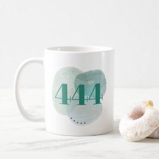 444 Angel Number Divine Protection Affirmation Coffee Mug