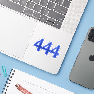 444 Angel Number Manifestation Sticker