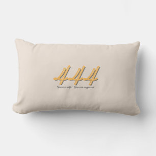 444 Angel Number Pillow