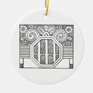 444 logo ornament