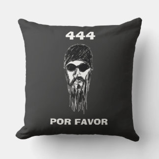 444 POR FAVOR - UggNINE Throw Pillow