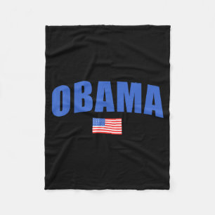 44-48 Obama For President '28 2028 4th Of July Fleece Blanket