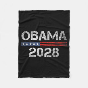 44-48 Obama For President '28 2028 4th Of July Fleece Blanket