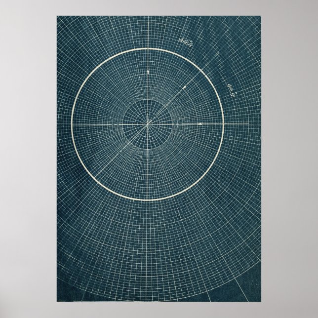 44.4 Degrees - Vintage Chart (Front)