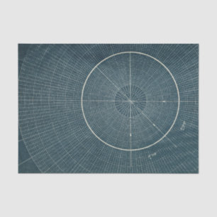 44.4 Degrees - Vintage Chart Tissue Paper
