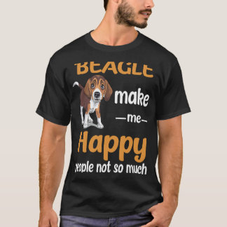 44 Beagle Make Me Happy T-Shirt