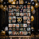 44 Photo Collage 30th Birthday Foam Board<br><div class="desc">Step into the world of nostalgia with our one-of-a-kind 30th Birthday Picture Foam Board. Featuring a heartwarming collage of 44 photos which perfectly encapsulate treasured moments from your life, this foam board is the perfect way to say 'cheers to 30 years.' Customize it with your name to make it truly...</div>