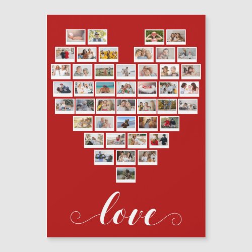 44 Photo Collage Camera Film Heart Magnetic Card