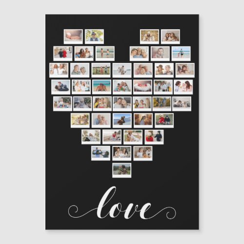44 Photo Collage Camera Film Heart Magnetic Card