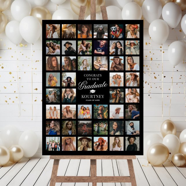 44 Photo Collage Graduation Foam Board (Creator Uploaded)