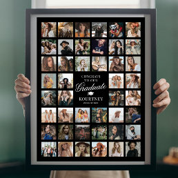 44 Photo Collage Graduation Poster