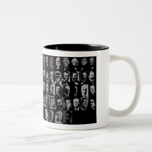 44 presidents LIST OF PRESIDENTS Two_Tone Coffee Mug