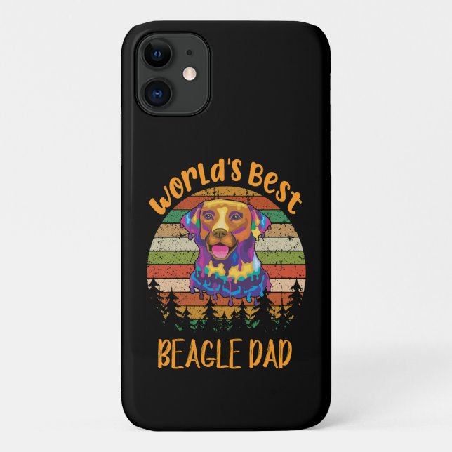 44 World'S Best Beagle Dad Case-Mate iPhone Case (Back)