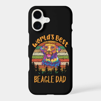 44 World'S Best Beagle Dad iPhone 17 Case