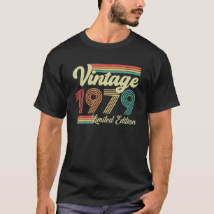 44 Years Old Vintage 1979 Born In 1979 44th T-Shirt