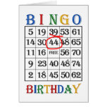 Birthday Bingo greeting card | Zazzle