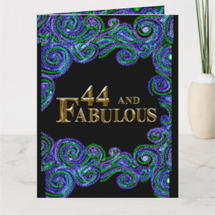 44th Birthday  Card