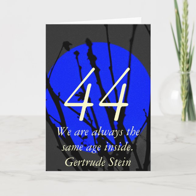 44th Birthday Card (Front)