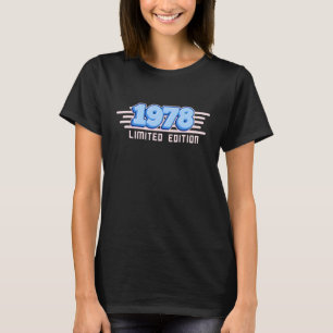 44th Birthday Ladies Mens 44 Years 1978 Gift 19 T-Shirt