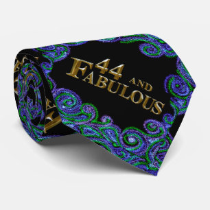 44th Birthday  Neck Tie