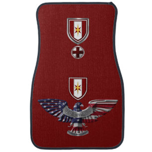 44th Medical Brigade Car Floor Mat