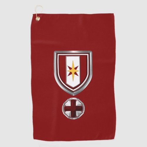44th Medical Brigade Customized Patch  Insignia Golf Towel