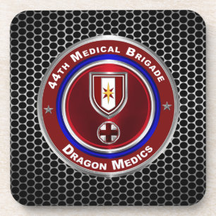 44th Medical Brigade Dragon Medics Beverage Coaster