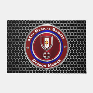 44th Medical Brigade Dragon Medics Doormat