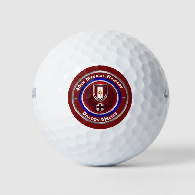 44th Medical Brigade-Dragon Medics Golf Balls (Front)