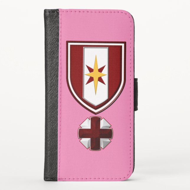 44th Medical Brigade “Dragon Medics” iPhone Wallet Case (Front)