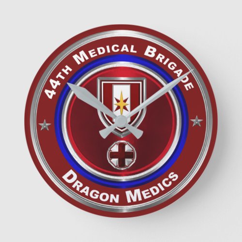 44th Medical Brigade Dragon Medics Round Clock