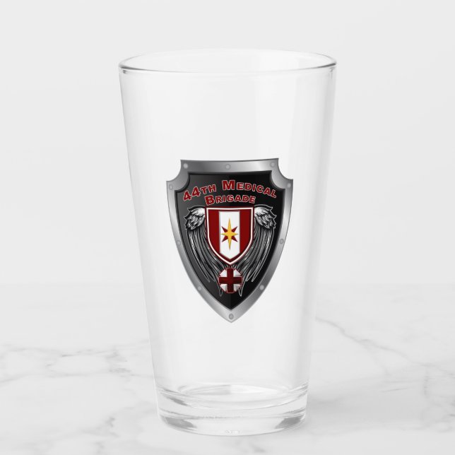 44th Medical Brigade “Dragon Medics” Shield Glass (Front)