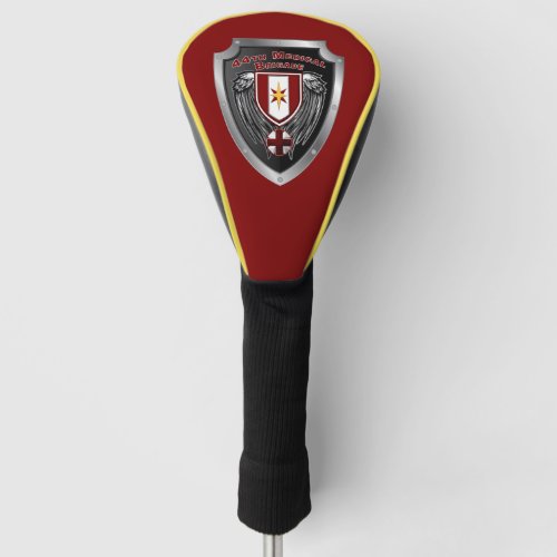 44th Medical Brigade Dragon Medics Shield Golf Head Cover