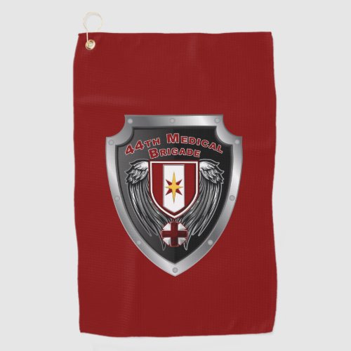 44th Medical Brigade Dragon Medics Shield Golf Towel